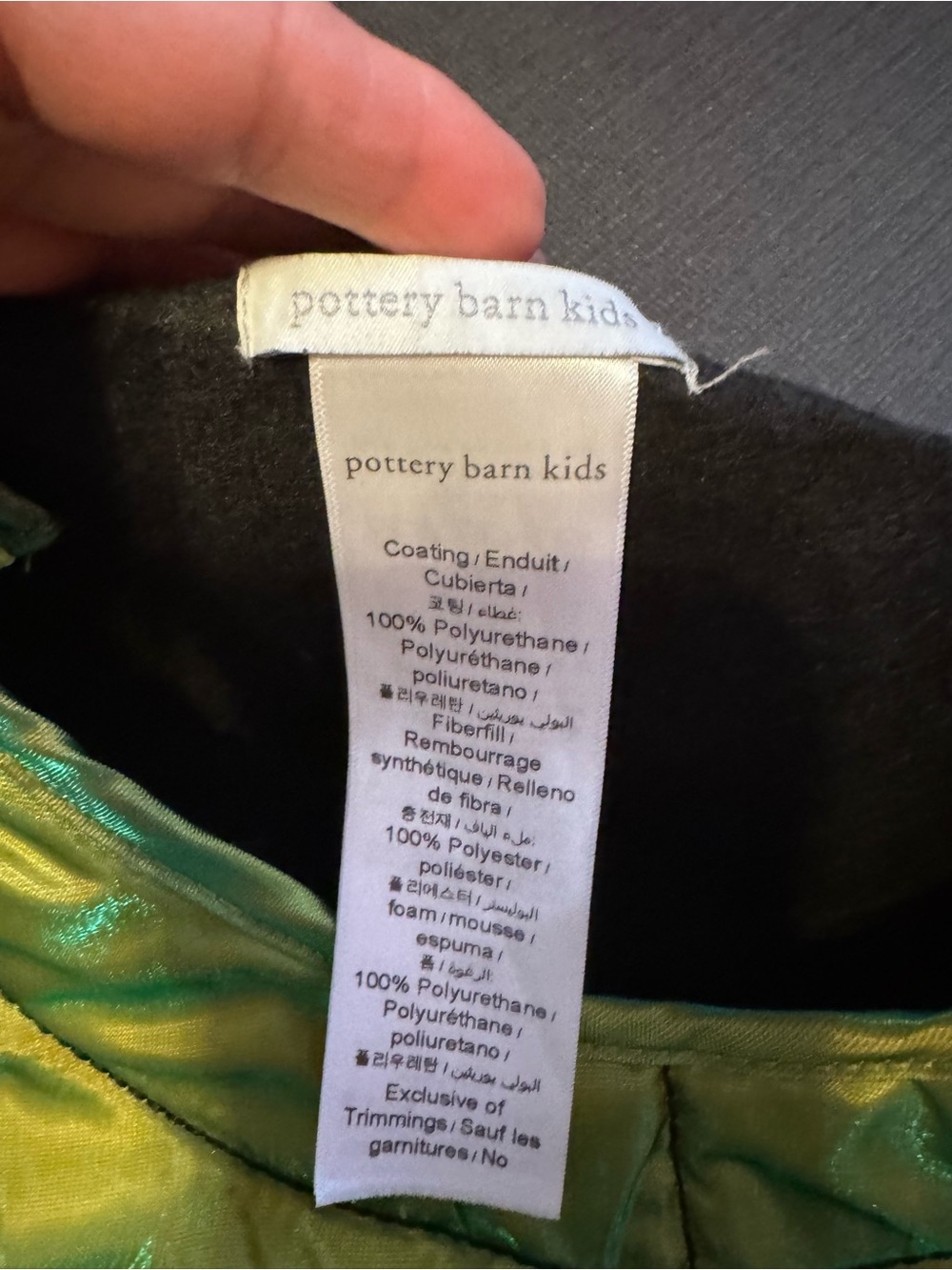 Pottery Barn Beetle Kids Costume Size 4-6Y - Picture 5 of 6